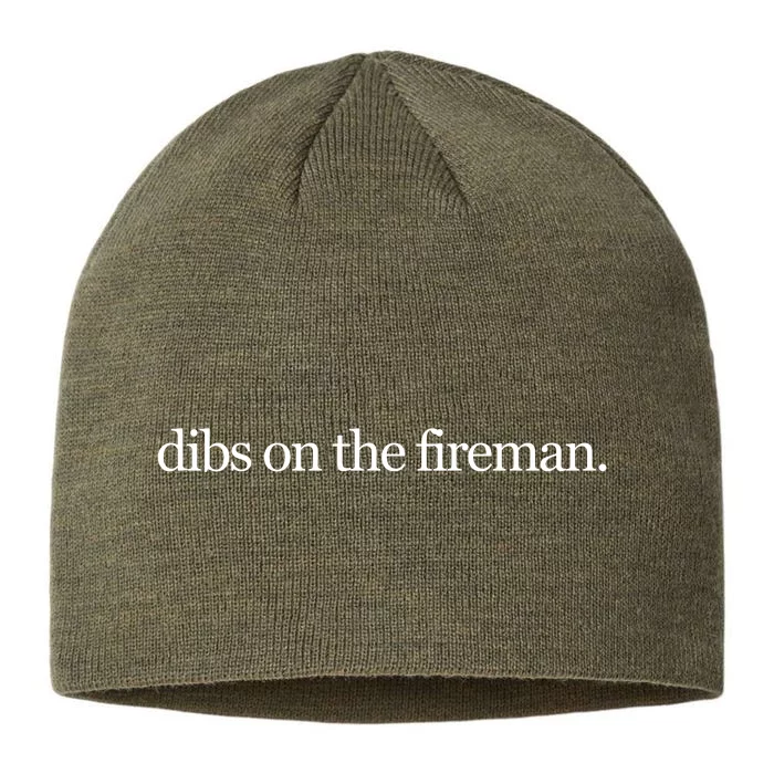 Dibs On The Fireman 8 1/2in Sustainable Knit Beanie