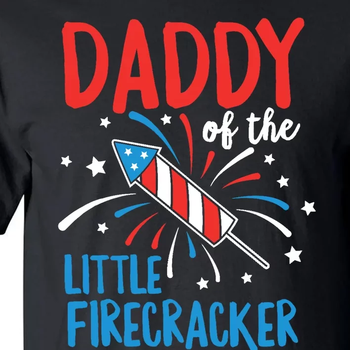 Daddy Of The Little Firecracker Pregnancy Announcement Tall T-Shirt