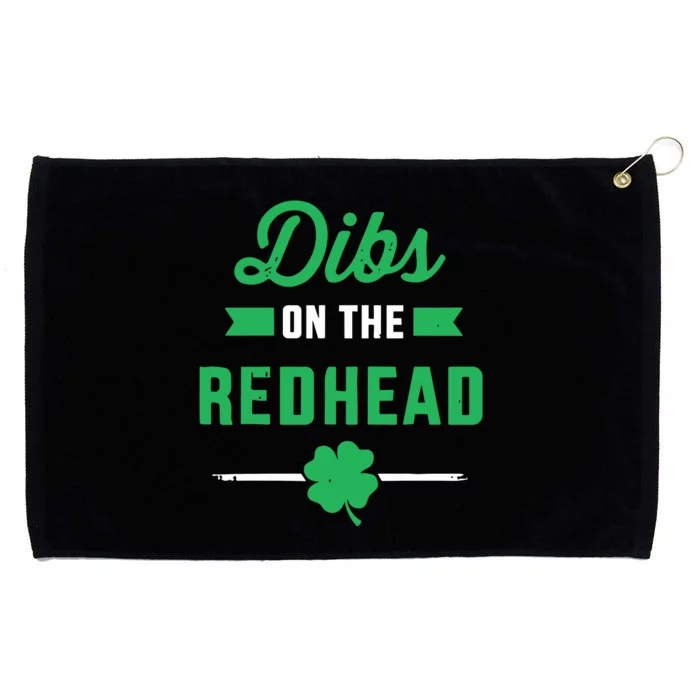 Dibs On The Redhead For St Patricks Day Party Grommeted Golf Towel