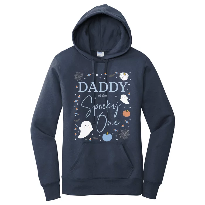 Daddy Of The Spooky One First Birthday 1st Halloween Women's Pullover Hoodie