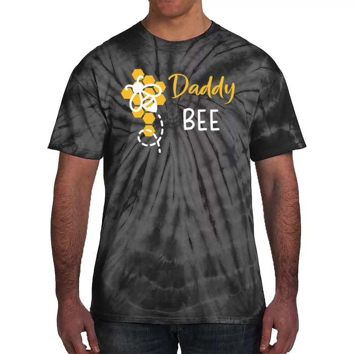 Daddy Of The Bee 1st Birthday Tie-Dye T-Shirt