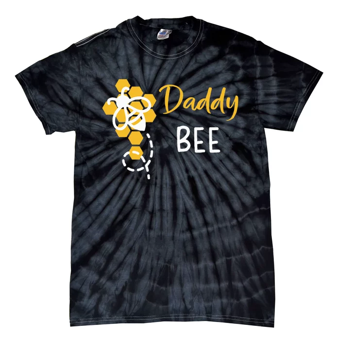 Daddy Of The Bee 1st Birthday Tie-Dye T-Shirt