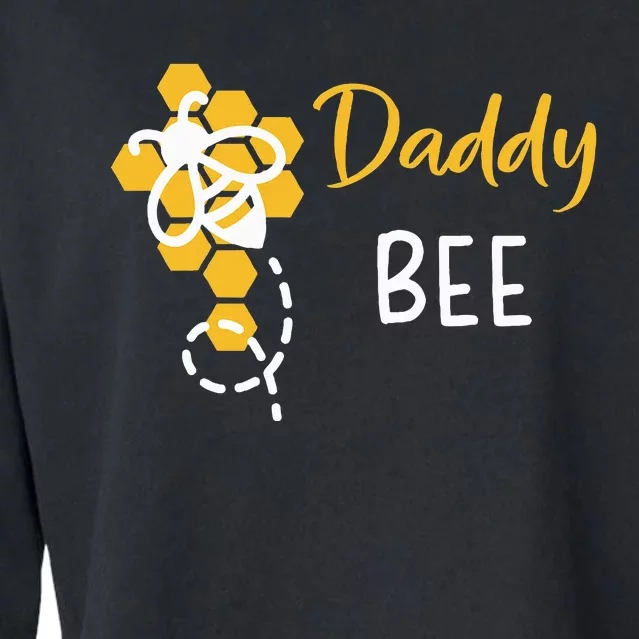 Daddy Of The Bee 1st Birthday Cropped Pullover Crew