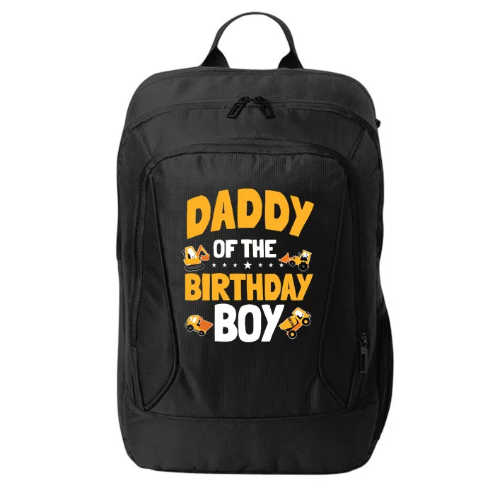 Daddy Of The Birthday Boy Construction Worker Bday Party City Backpack