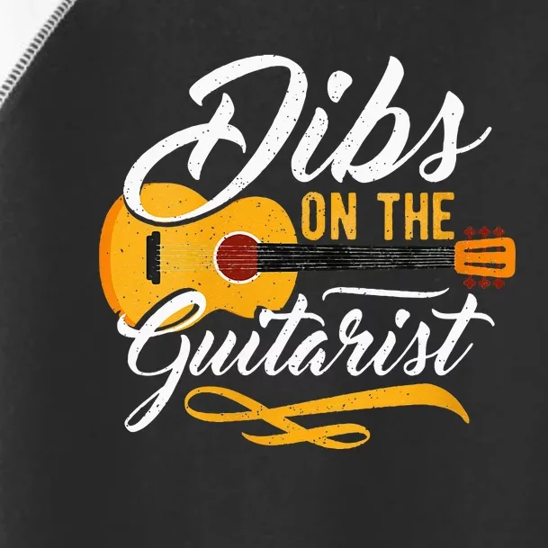 Dibs On The Guitarist Guitar Player Wife Girlfriend Toddler Fine Jersey T-Shirt