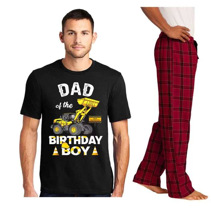 Dad Of The Birthday Boy Construction Family Matching Pajama Set