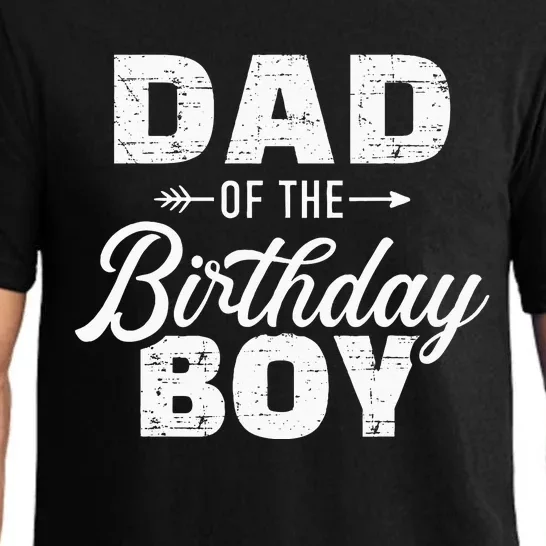 Dad Of The Birthday Matching Family Party Pajama Set