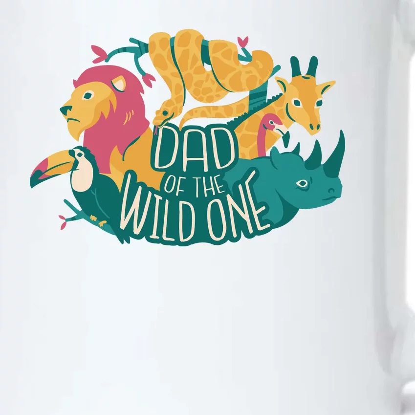 Dad Of The Wild One Birthday Black Color Changing Mug