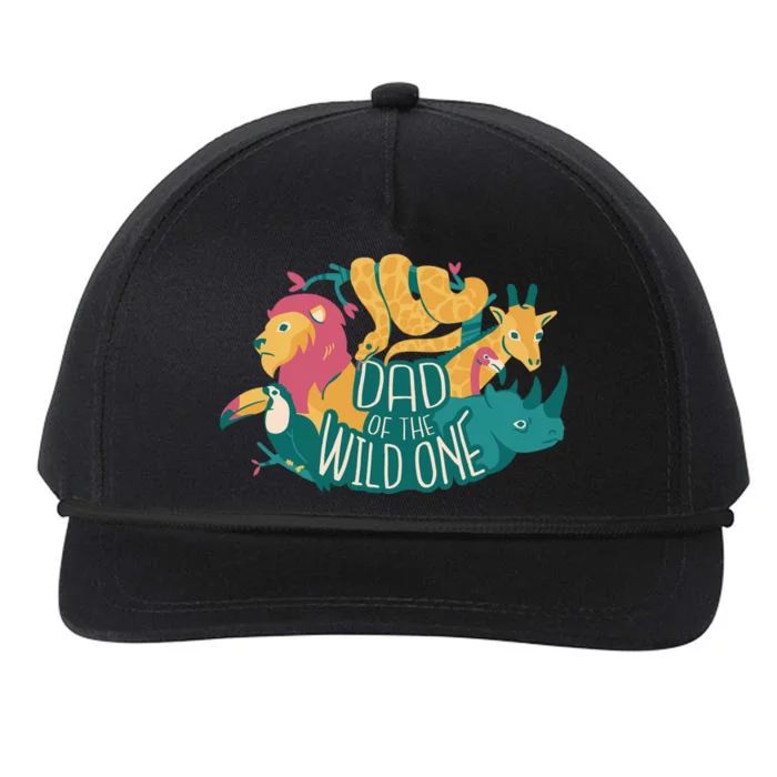 Dad Of The Wild One Birthday Snapback Five-Panel Rope Hat