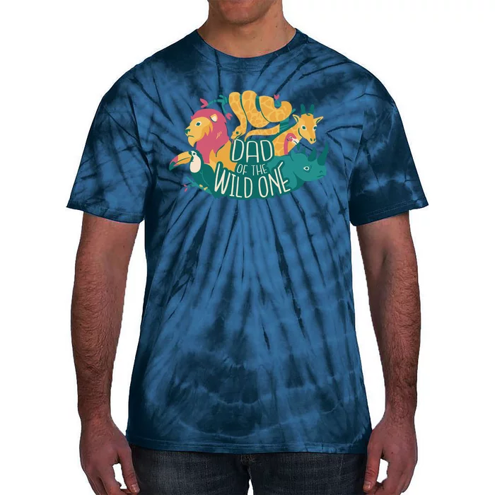 Dad Of The Wild One Birthday Tie-Dye T-Shirt