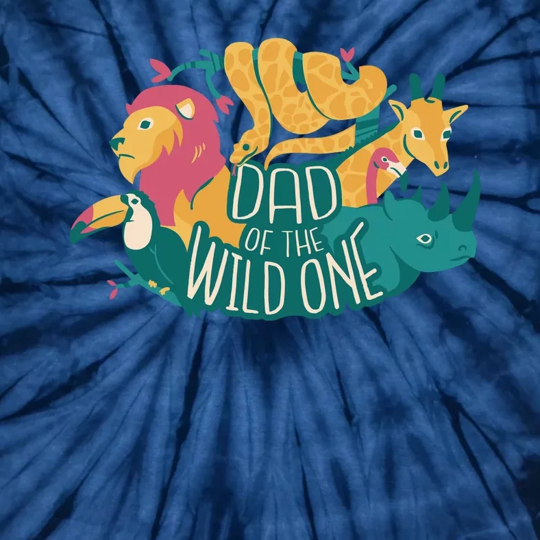 Dad Of The Wild One Birthday Tie-Dye T-Shirt