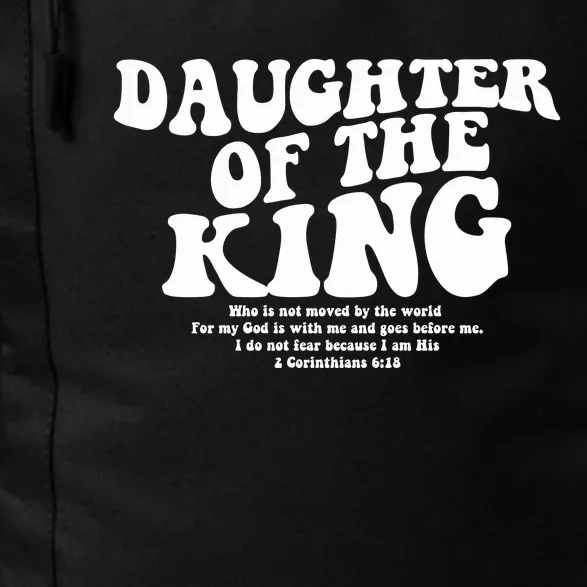 Daughter Of The King Christian Religious Bible Verse Daily Commute Backpack