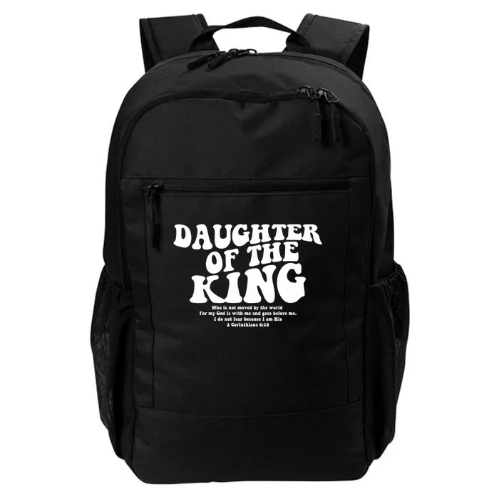 Daughter Of The King Christian Religious Bible Verse Daily Commute Backpack