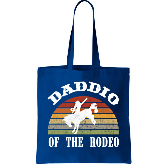 Daddio Of The Rodeo Father's Day Cow Horse Lover Dad Meaningful Gift Tote Bag