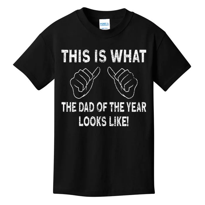 Dad Of The Year Kids T-Shirt