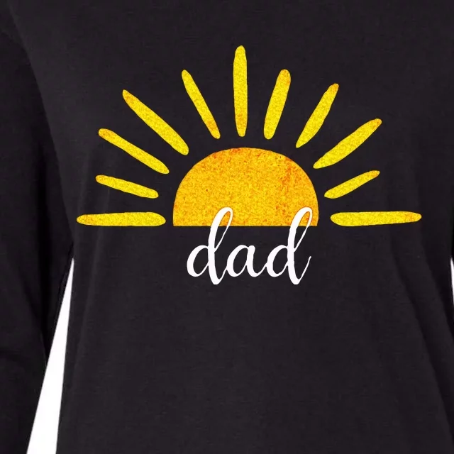 Dad Of The Birthday First Trip Around The Sun Womens Cotton Relaxed Long Sleeve T-Shirt