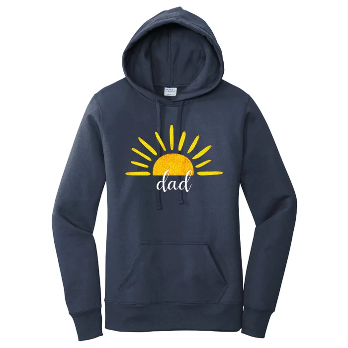 Dad Of The Birthday First Trip Around The Sun Women's Pullover Hoodie