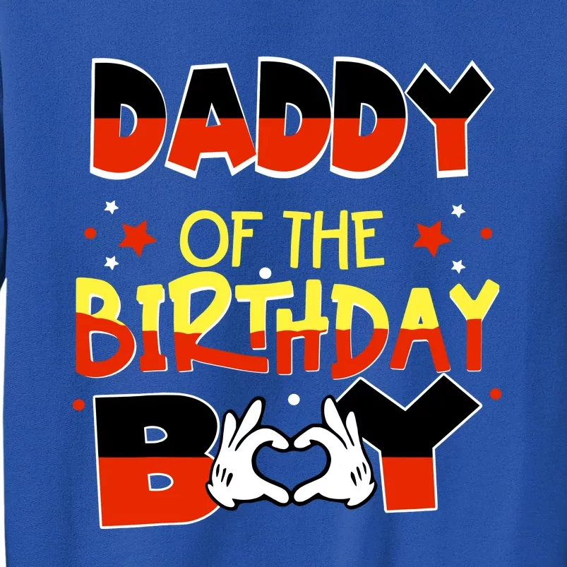 Daddy Of The Birthday Boy Mouse Family Matching Tall Sweatshirt