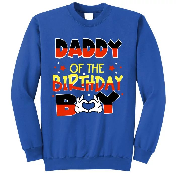 Daddy Of The Birthday Boy Mouse Family Matching Tall Sweatshirt