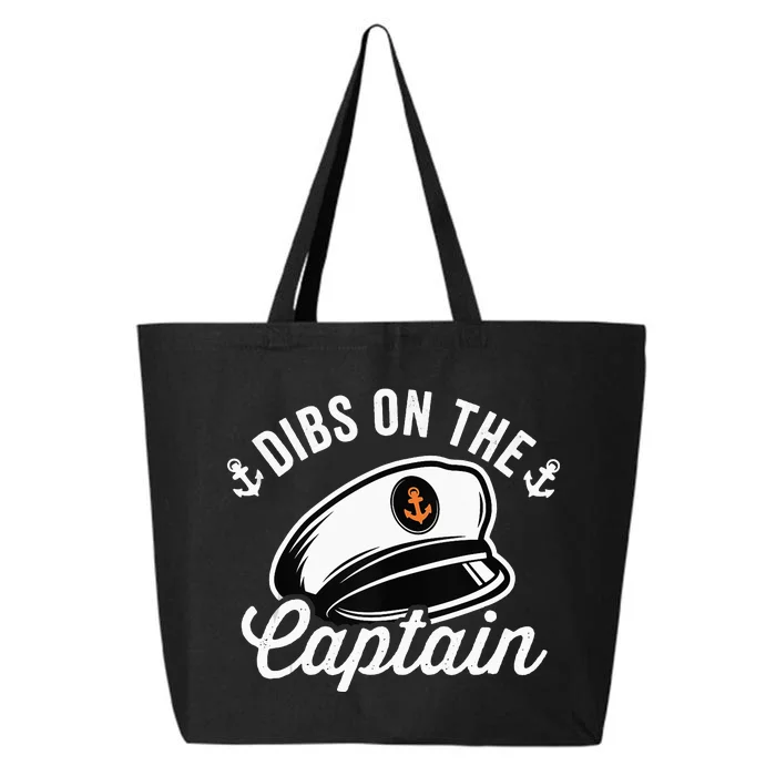 Dibs on The Captain Funny Captain Wife 25L Jumbo Tote