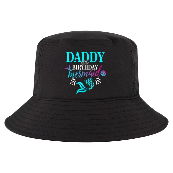 Daddy Of The Birthday Mermaid Matching Family shirt Cool Comfort Performance Bucket Hat