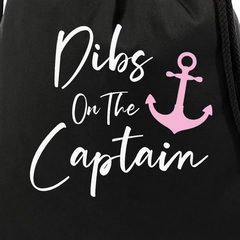 Dibs on the Captain Drawstring Bag