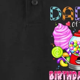 Daddy Of The Birthday Candyland Candy Birthday Party Dry Zone Grid Performance Polo