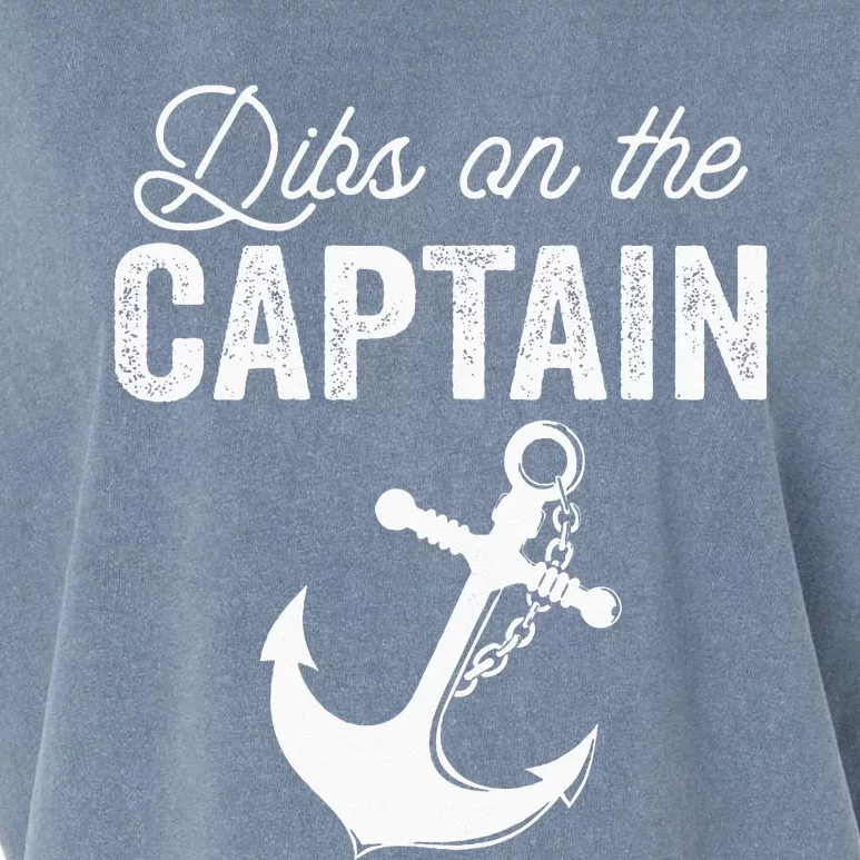 Dibs On The Captain Garment-Dyed Women's Muscle Tee