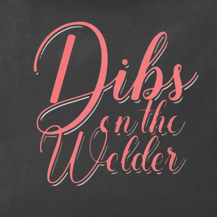 Dibs On The Welder Welding Wife Welders Girlfriend VNeck Zip Tote Bag