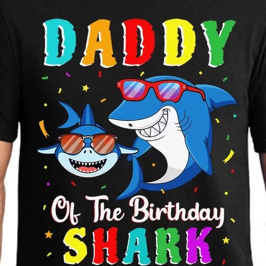 Daddy Of The Shark Birthday Family Matching Birthday Son Pajama Set