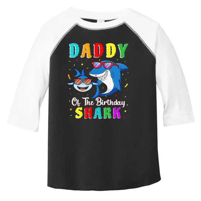 Daddy Of The Shark Birthday Family Matching Birthday Son Toddler Fine Jersey T-Shirt