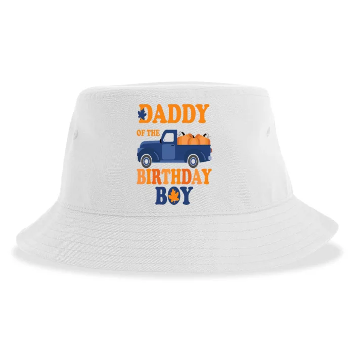 Daddy of The Pumpkin Truck 1st Birthday Family Sustainable Bucket Hat