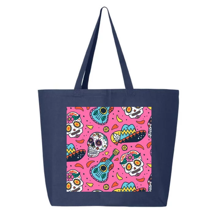 Day Of The Dead Guitar 25L Jumbo Tote