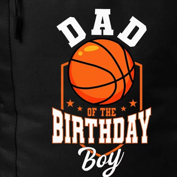 Dad Of The Birthday Boy Basketball Theme Bday Party Daily Commute Backpack