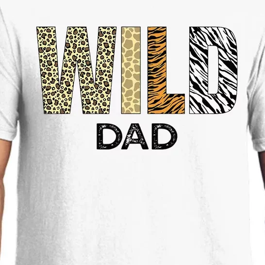 Dad Of The Wild One Zoo Birthday Safari Jungle Animal Pajama Set