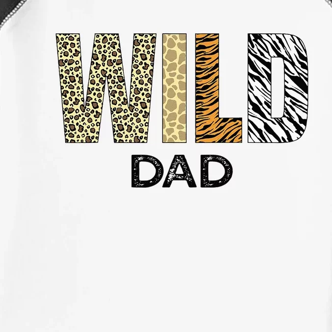 Dad Of The Wild One Zoo Birthday Safari Jungle Animal Infant Baby Jersey Bodysuit