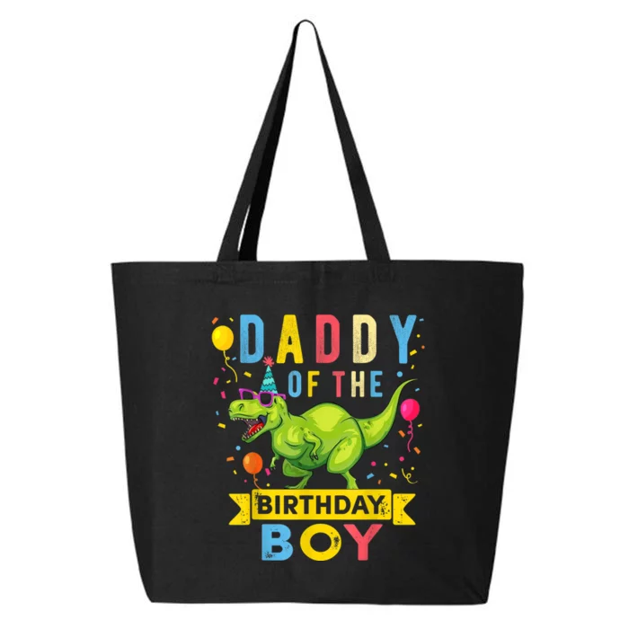 Daddy of the Birthday Boy T-Rex Dinosaur Birthday Party 25L Jumbo Tote