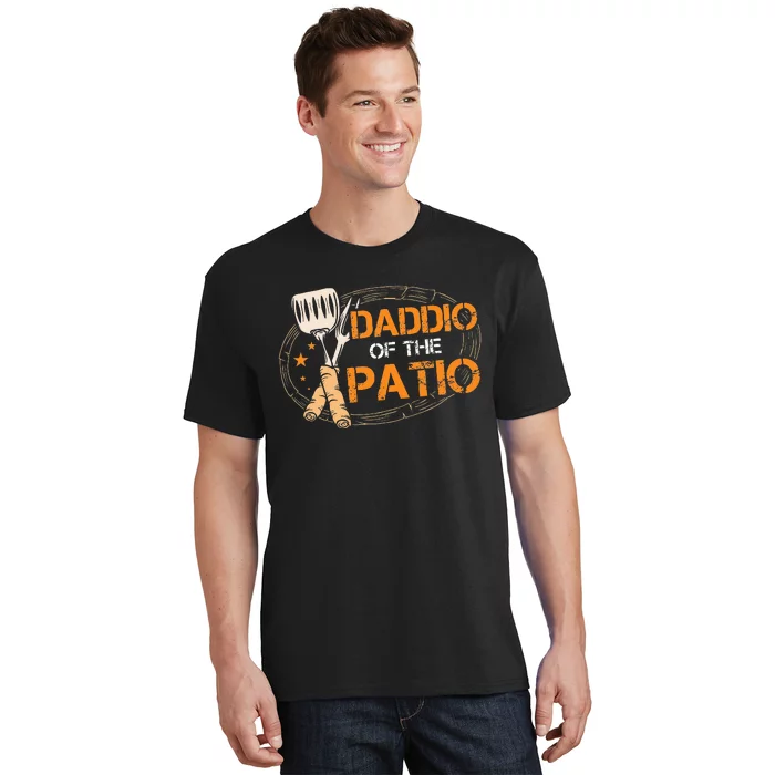 Daddio Of The Patio Grilling Sausage BBQ Barbecue Top Grill T-Shirt