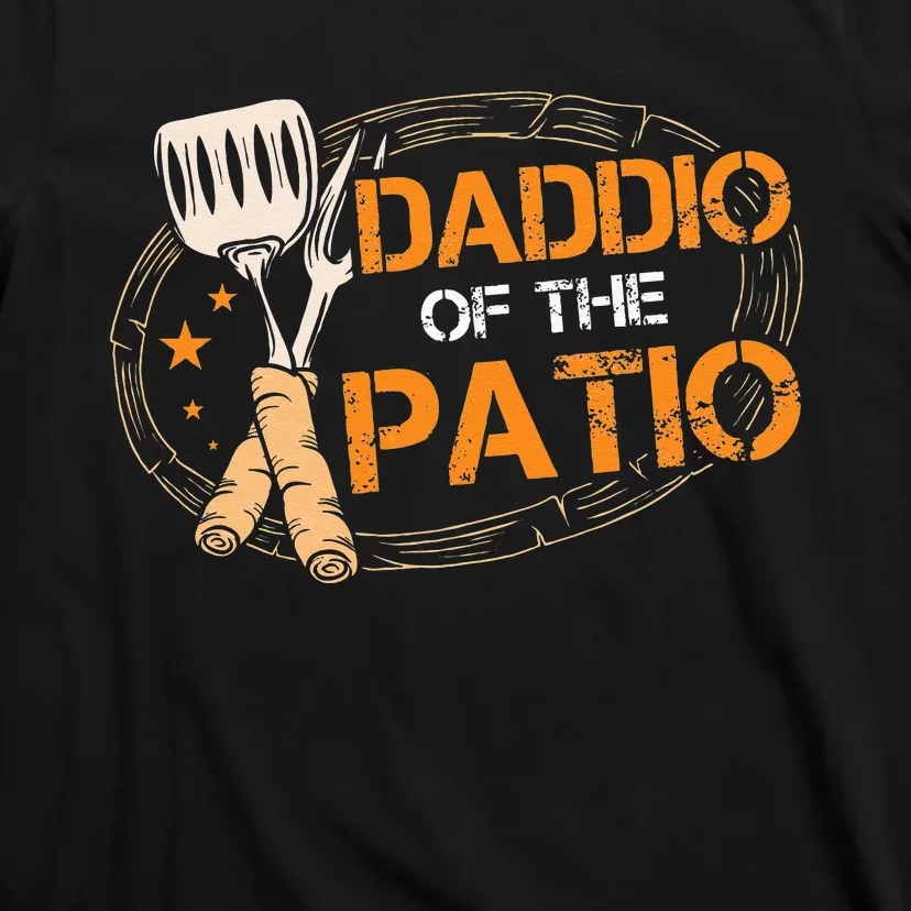 Daddio Of The Patio Grilling Sausage BBQ Barbecue Top Grill T-Shirt