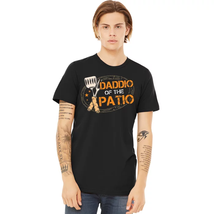 Daddio Of The Patio Grilling Sausage BBQ Barbecue Top Grill Premium T-Shirt