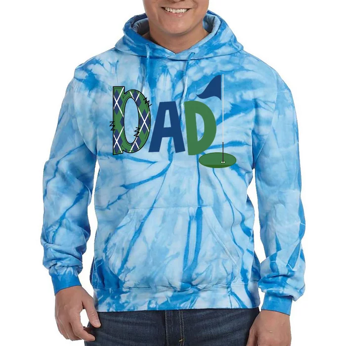 Dad Of The Birthday Boy Hole In One Golf Sport Matching Tie Dye Hoodie