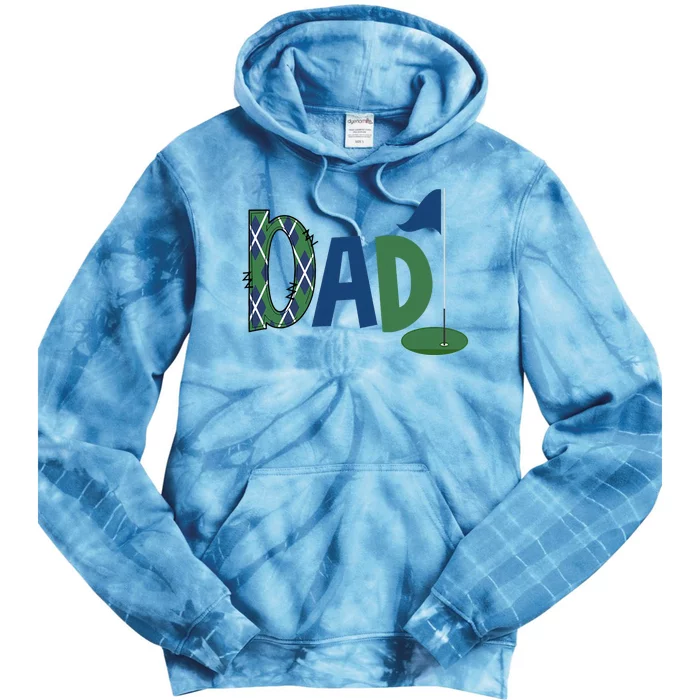 Dad Of The Birthday Boy Hole In One Golf Sport Matching Tie Dye Hoodie