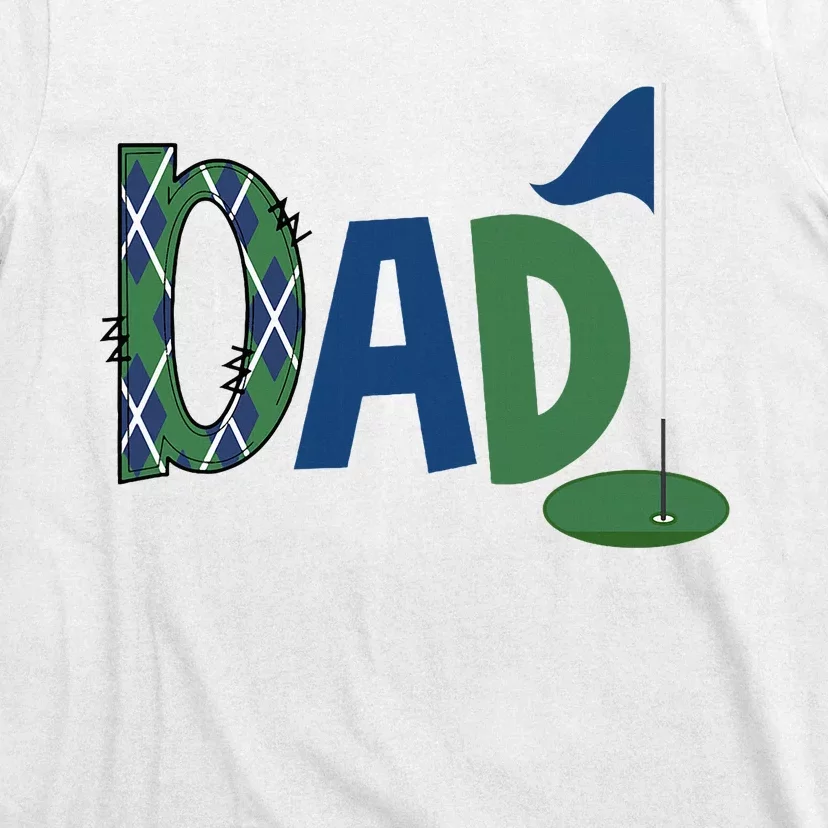 Dad Of The Birthday Boy Hole In One Golf Sport Matching T-Shirt