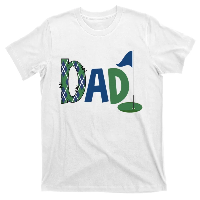 Dad Of The Birthday Boy Hole In One Golf Sport Matching T-Shirt