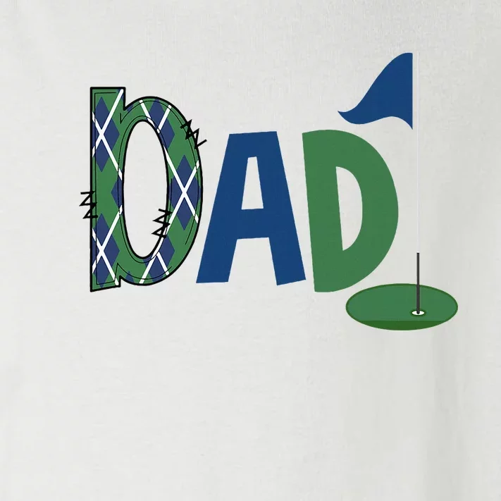 Dad Of The Birthday Boy Hole In One Golf Sport Matching Toddler Long Sleeve Shirt