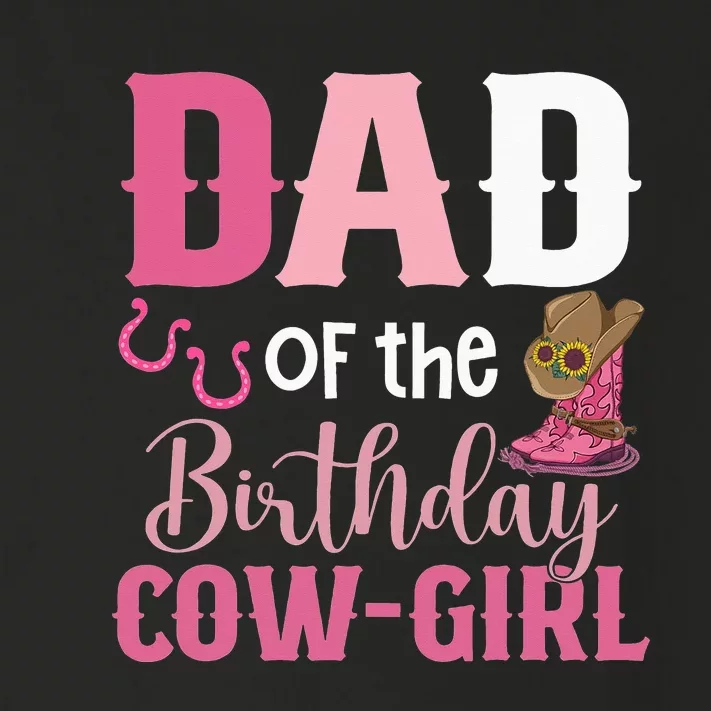 Dad Of The Birthday Cow Rodeo gift 1st Birthday Toddler Long Sleeve Shirt