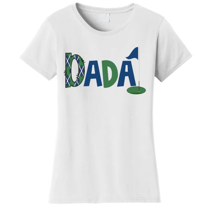 Dada Of The Birthday Boy Hole In One Golf Sport Matching Women's T-Shirt