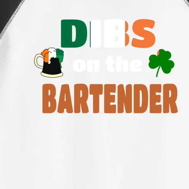 Dibs On The Bartender Cool Gift Funny St Patricks Day Ing Gift Toddler Fine Jersey T-Shirt