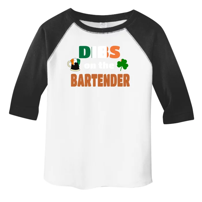 Dibs On The Bartender Cool Gift Funny St Patricks Day Ing Gift Toddler Fine Jersey T-Shirt