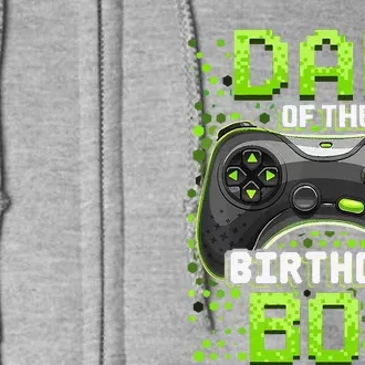 Dad Of The Birthday Matching Video Gamer Birthday Party Full Zip Hoodie